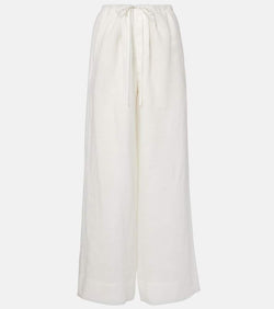 SIR Rosalia mid-rise ramie wed-leg pants