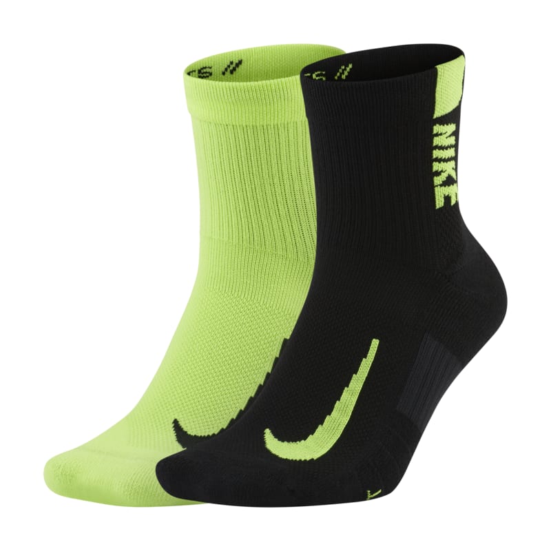 Calcetines al tobillo de running Nike Multiplier (2 pares) - Multicolor