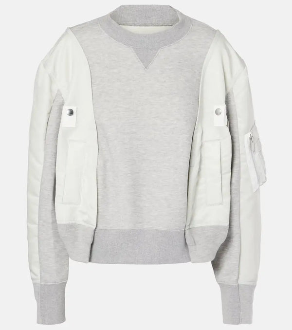 Sacai Cotton-blend sweater | LYBSTORE