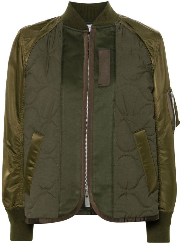 Sacai Nylon Quilted Bomber Jacket