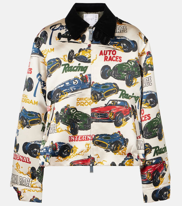 Sacai Printed blouson