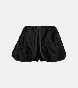 Sacai Quilted satin shorts