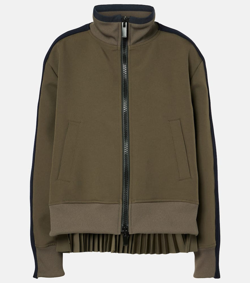 Sacai Technical jersey blouson