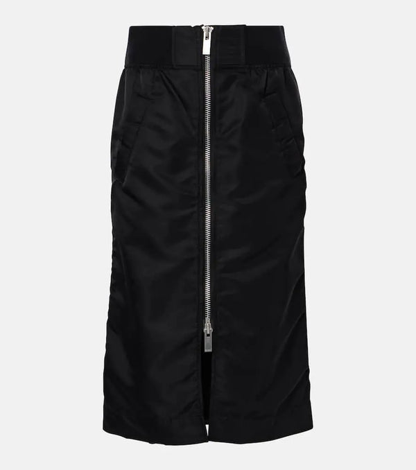 Sacai Twill midi skirt | LYBSTORE