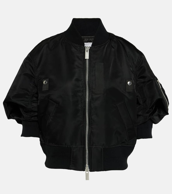 Sacai Zipped bomber jacket