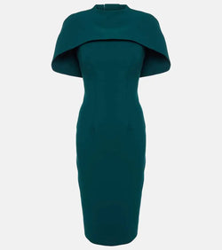 Safiyaa Kalika caped midi dress | LYBSTORE