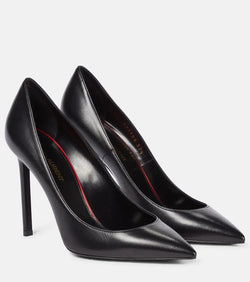 Saint Laurent Anja 105 leather pumps | LYBSTORE