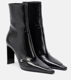 Saint Laurent Aston 95 leather ankle boots