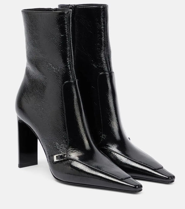 Saint Laurent Aston 95 leather ankle boots | LYBSTORE