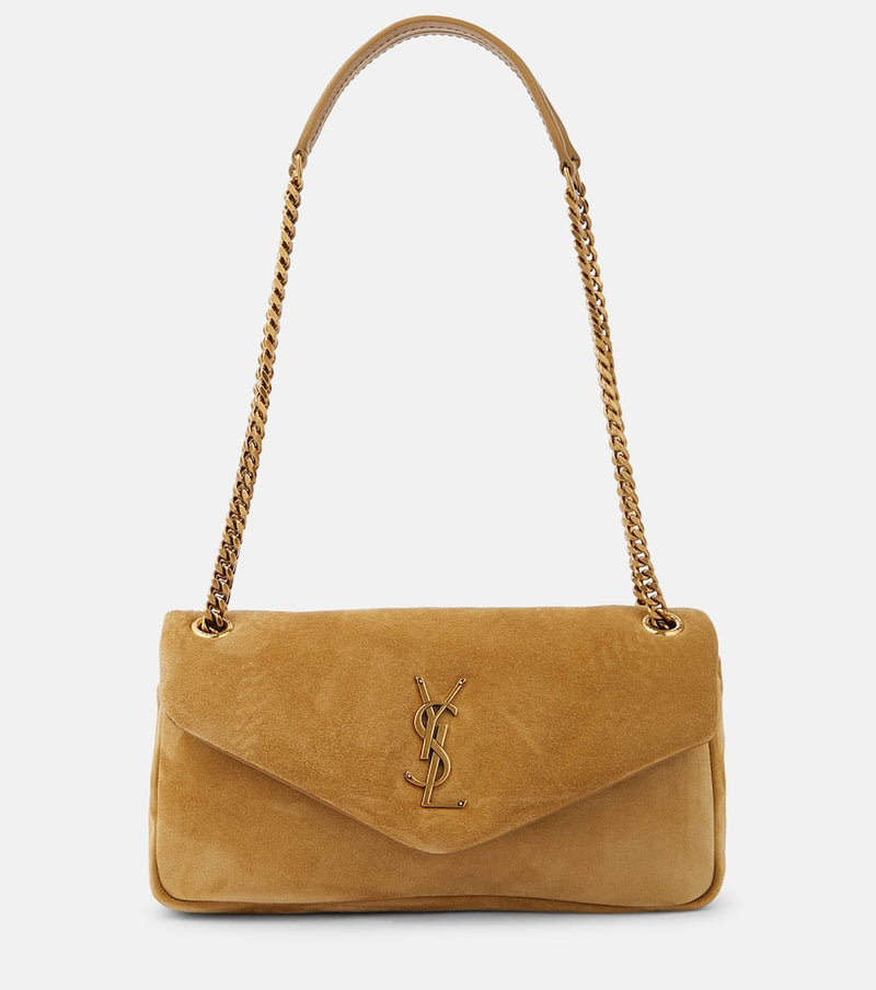 Saint Laurent Calypso Small suede shoulder bag