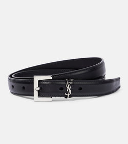 Saint Laurent Cassandre 20 leather belt