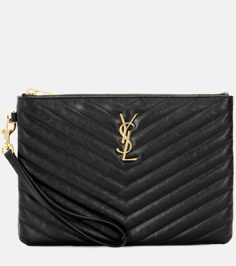 Saint Laurent Cassandre matelassé leather pouch