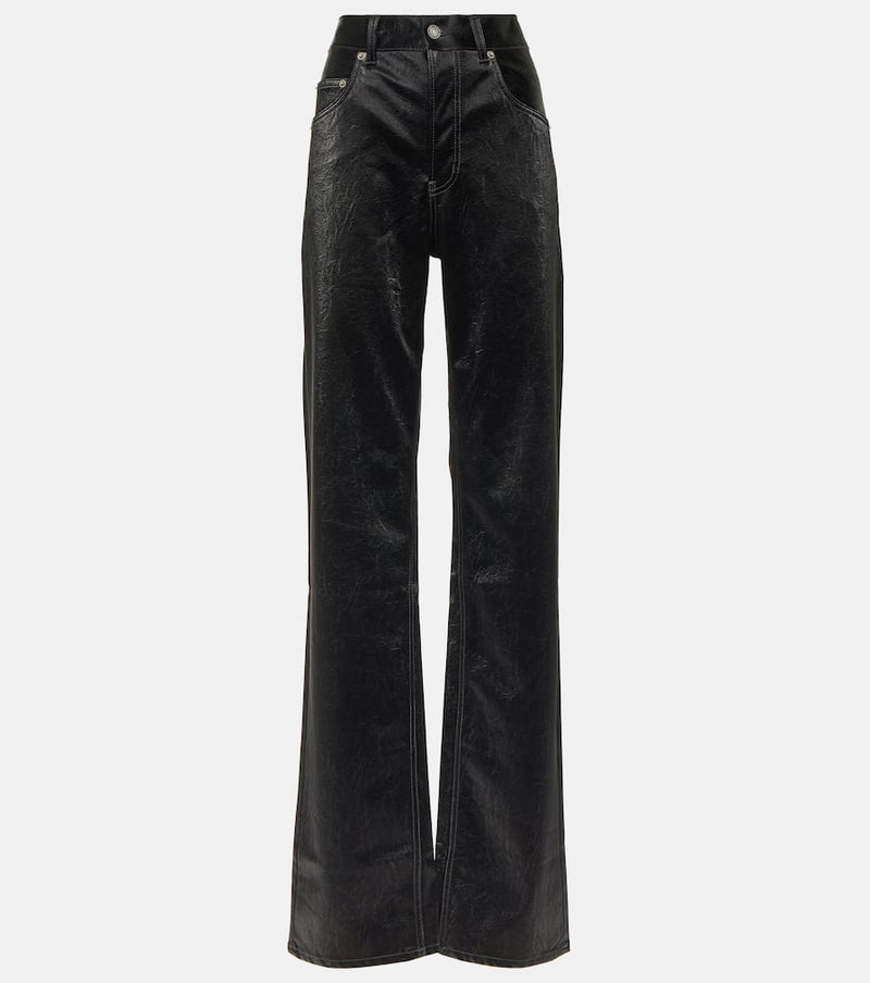 Saint Laurent Coated straight pants