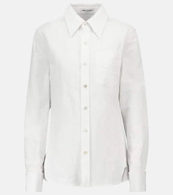 Saint Laurent Cotton and linen shirt | LYBSTORE