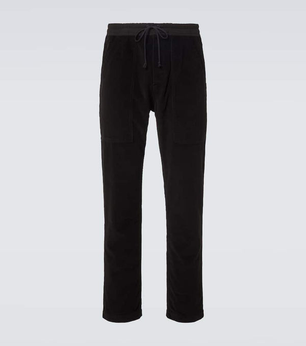 Saint Laurent Cotton velvet sweatpants