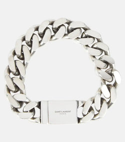 Saint Laurent Curb-chain bracelet