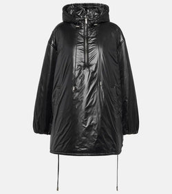 Saint Laurent Embroidered padded raincoat | LYBSTORE