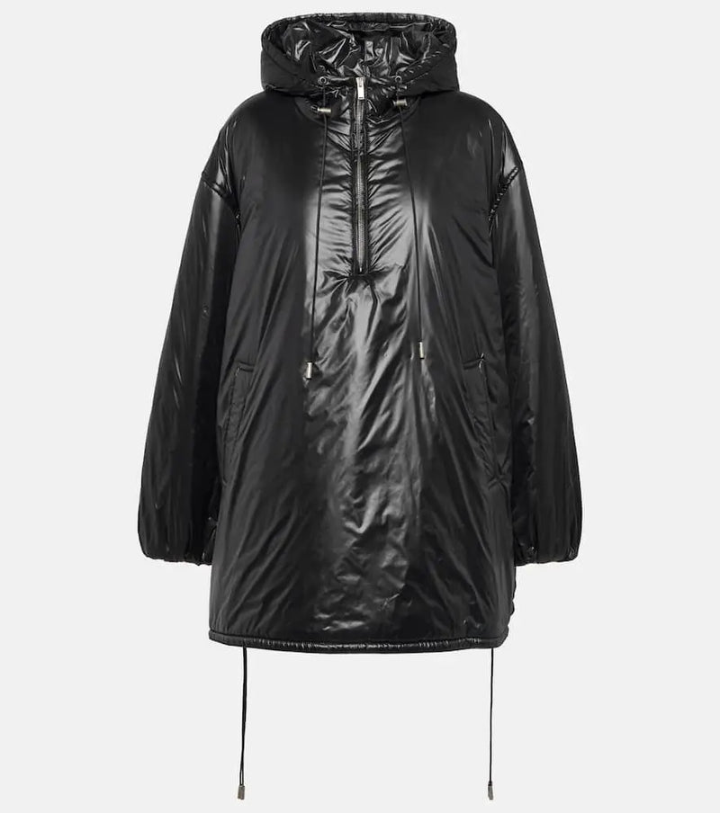 Saint Laurent Embroidered padded raincoat | LYBSTORE