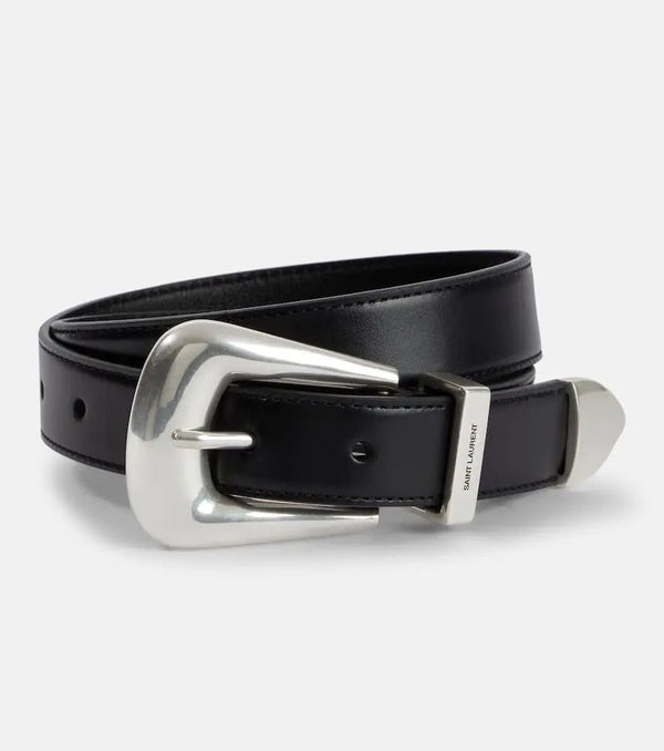 Saint Laurent Folk leather belt