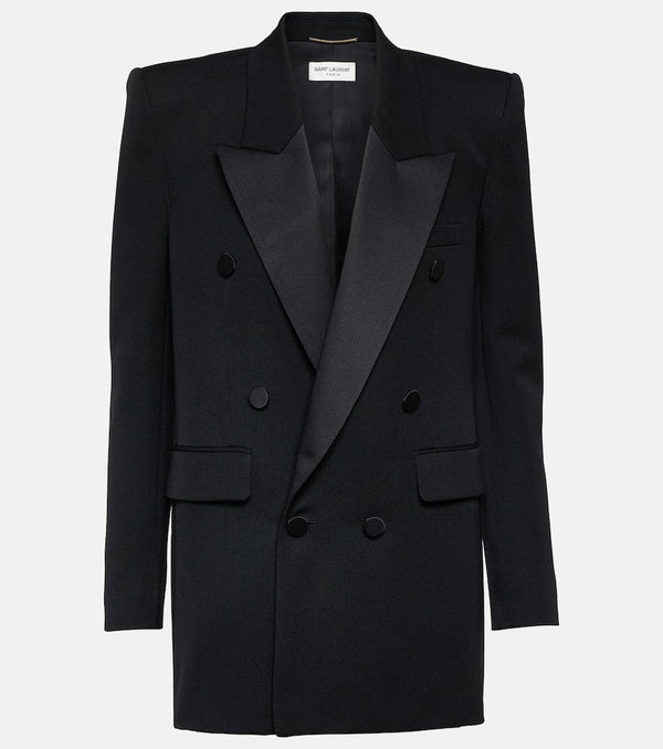 Saint Laurent Grain de poudre tuxedo jacket