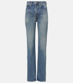 Saint Laurent High-rise straight jeans