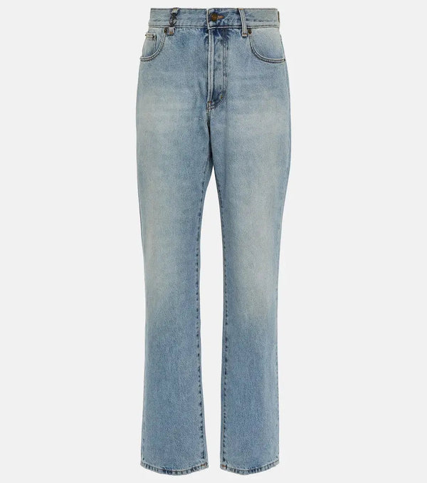 Saint Laurent High-rise straight jeans | LYBSTORE