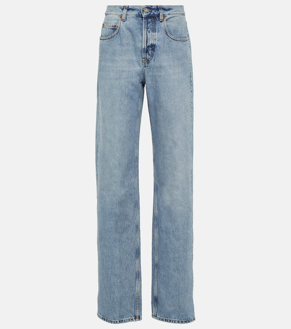 Saint Laurent High-rise wide-leg jeans