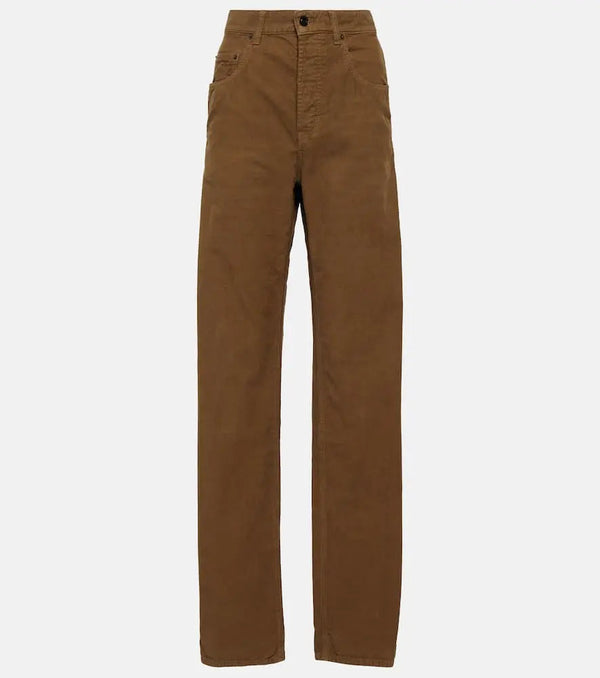 Saint Laurent High-rise wide-leg jeans | LYBSTORE