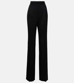 Saint Laurent High-rise wool straight pants