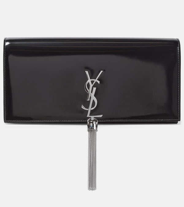 Saint Laurent Kate tasseled leather clutch | LYBSTORE