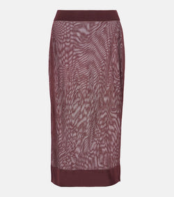 Saint Laurent Knitted pencil skirt