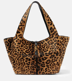 Saint Laurent Le 5 À 7 Bea leopard-print shoulder bag