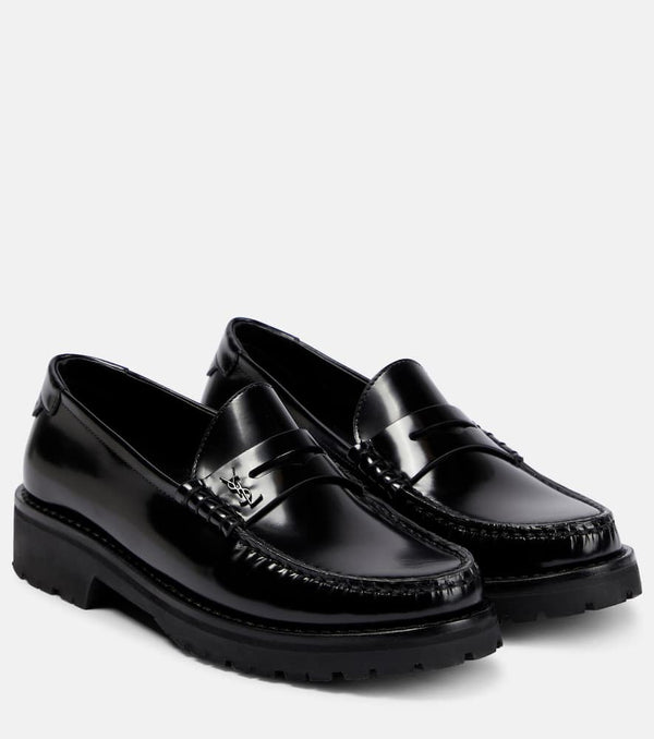 Saint Laurent Le Loafer leather penny loafers | LYBSTORE