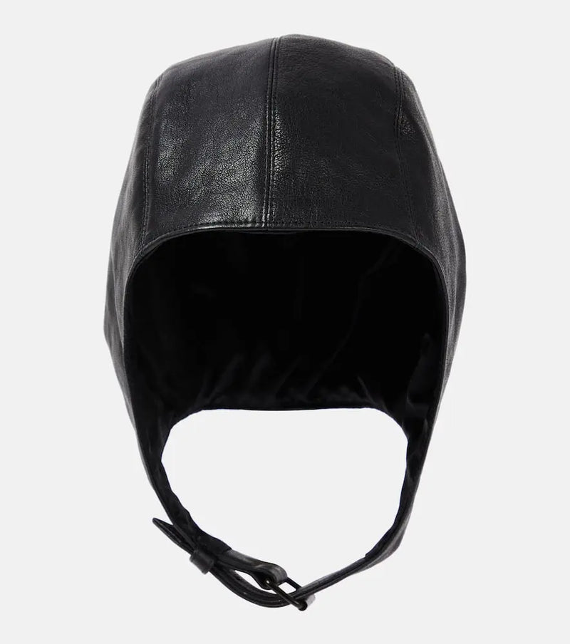 Saint Laurent Leather hat