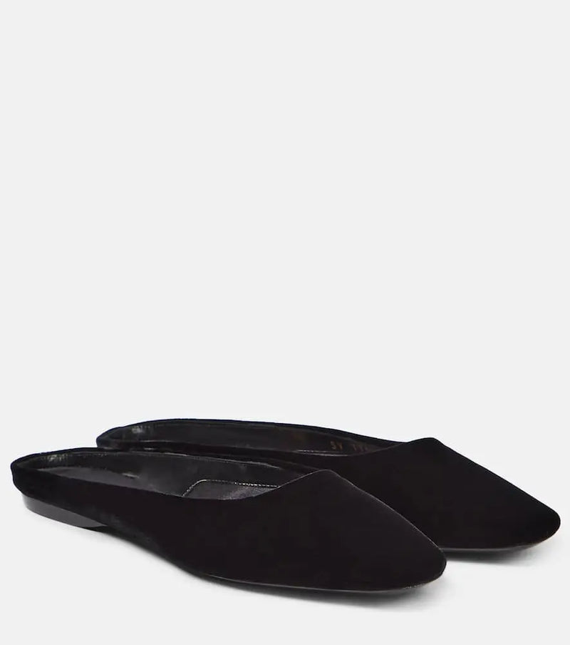 Saint Laurent Lido velvet mules