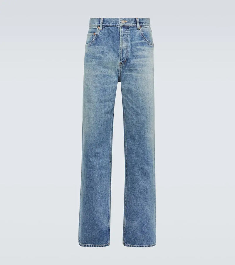 Saint Laurent Mid-rise straight jeans | LYBSTORE