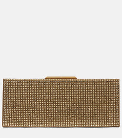 Saint Laurent Midnight Small crystal-embellished clutch