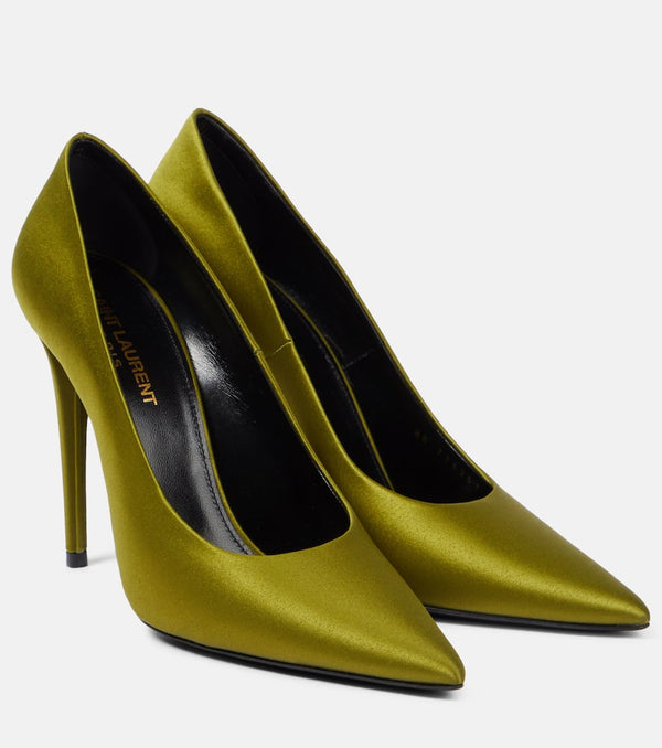 Saint Laurent Monceau 110 satin crêpe pumps