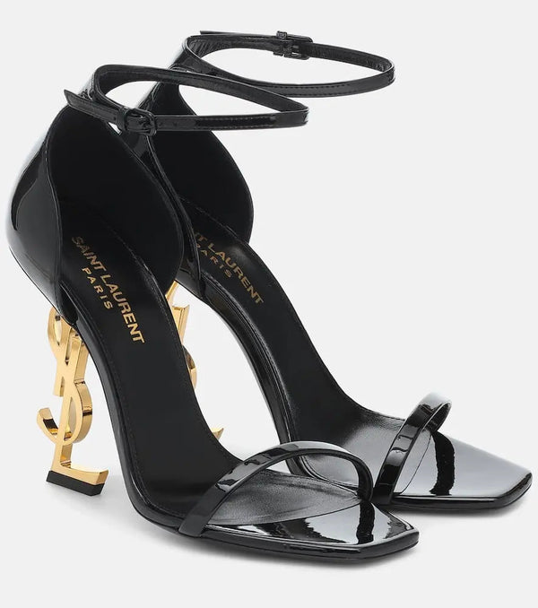 Saint Laurent Opyum 110 patent leather sandals