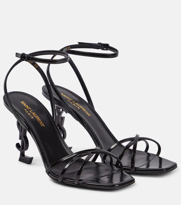 Saint Laurent Opyum 85 leather sandals | LYBSTORE