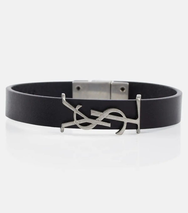 Saint Laurent Opyum leather bracelet