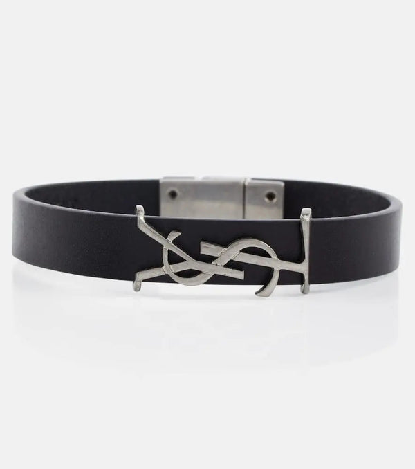 Saint Laurent Opyum leather bracelet | LYBSTORE