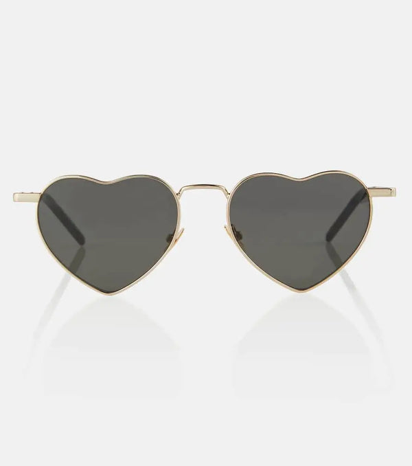 Saint Laurent SL 301 Loulou heart-shaped sunglasses | LYBSTORE