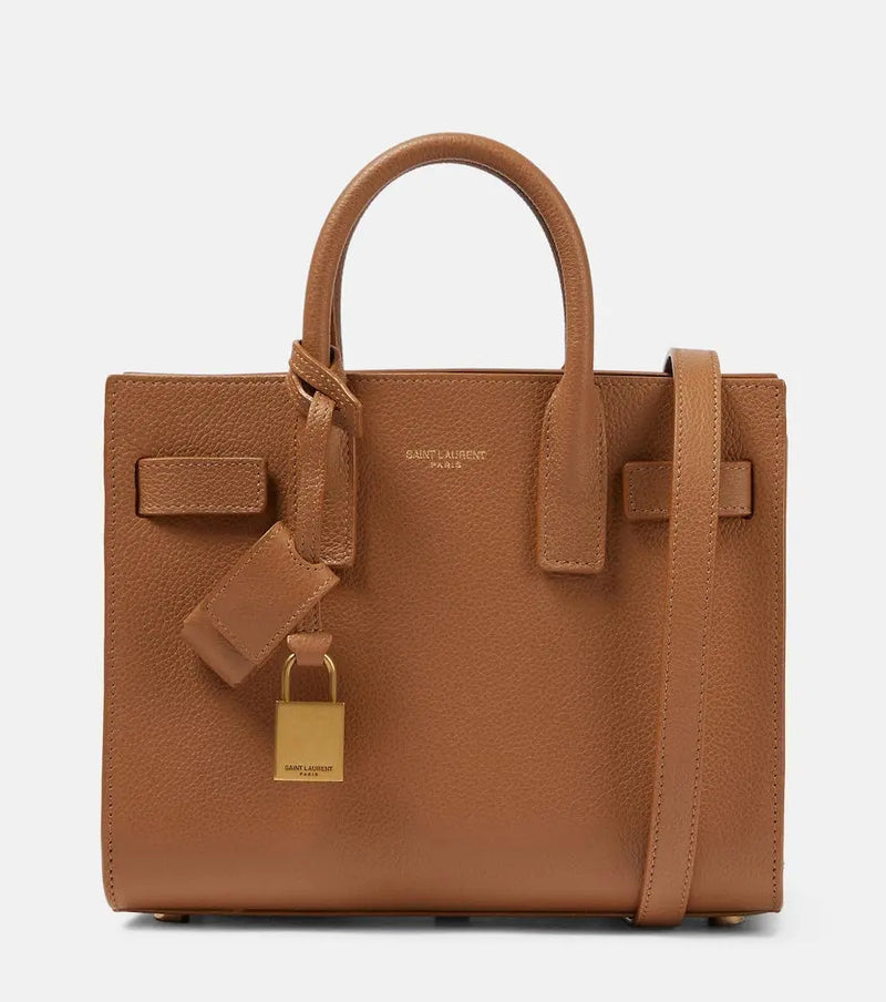 Saint Laurent Sac De Jour Nano leather tote