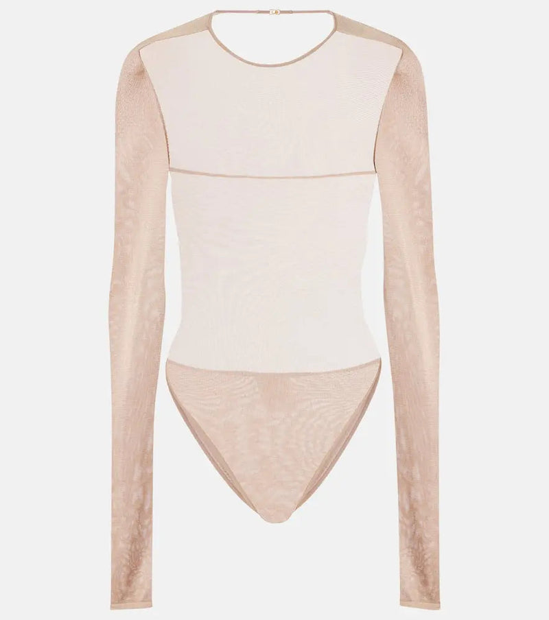 Saint Laurent Sheer bodysuit | LYBSTORE