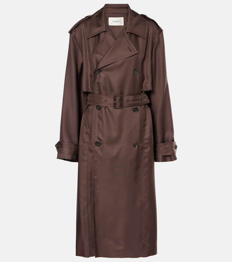 Saint Laurent Silk trench coat