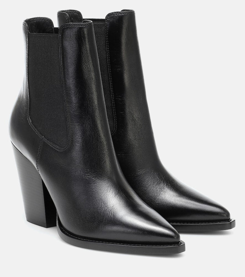 Saint Laurent Theo 95 leather Chelsea boots