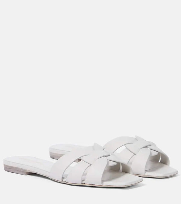 Saint Laurent Tribute leather sandals | LYBSTORE