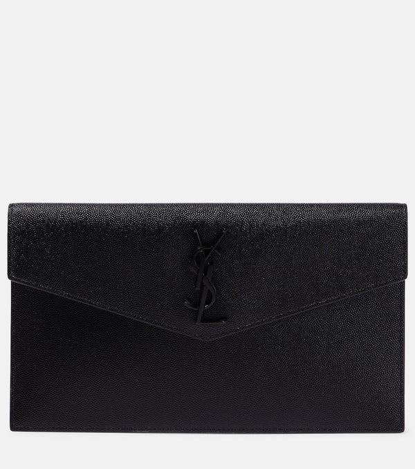 Saint Laurent Uptown leather clutch