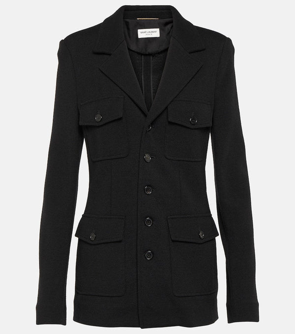 Saint Laurent Wool-blend blazer